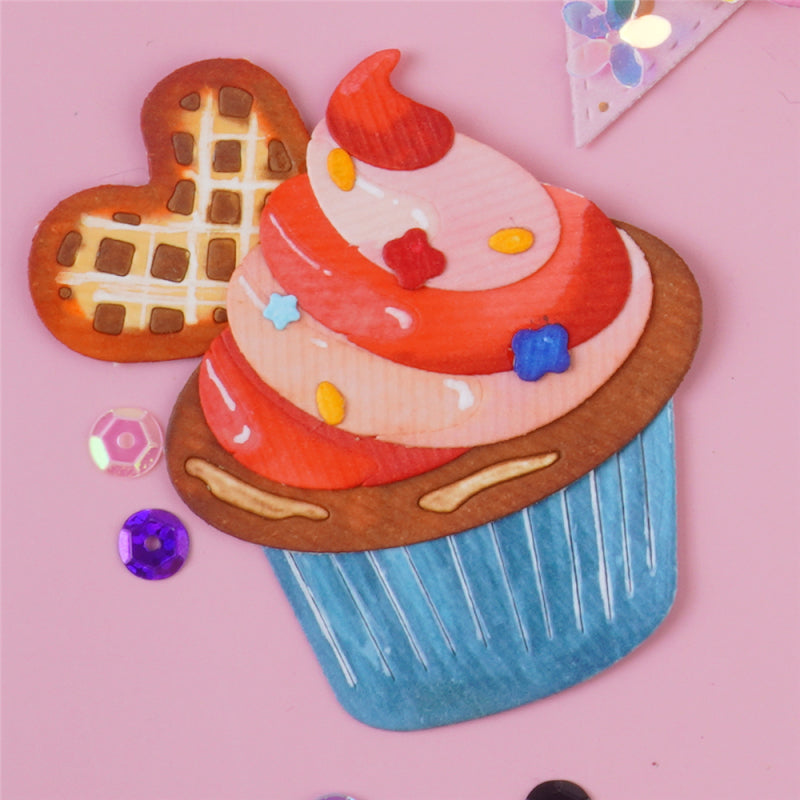 Kokorosa Metal Cutting Dies with Cupcakes