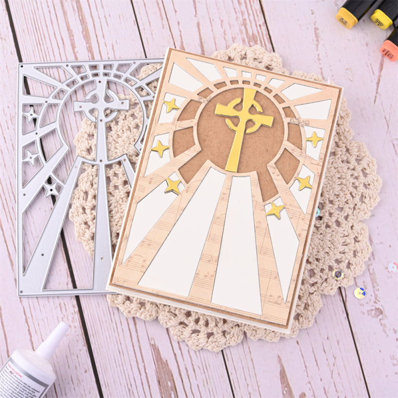 Kokorosa Metal Cutting Dies with Faith Light Background Board