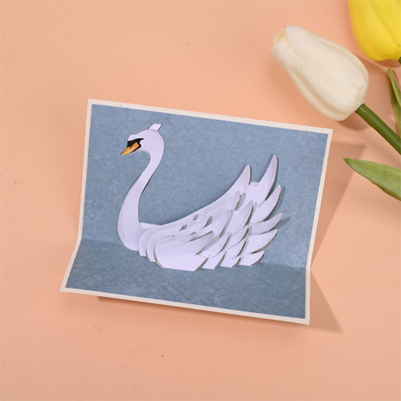 Kokorosa Metal Cutting Dies with Graceful Swan