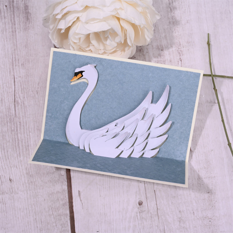 Kokorosa Metal Cutting Dies with Graceful Swan