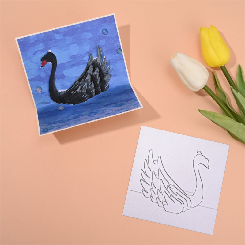 Kokorosa Metal Cutting Dies with Graceful Swan