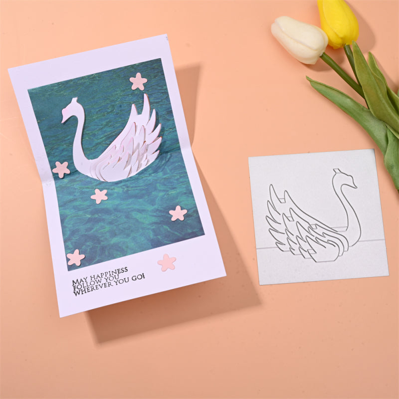 Kokorosa Metal Cutting Dies with Graceful Swan