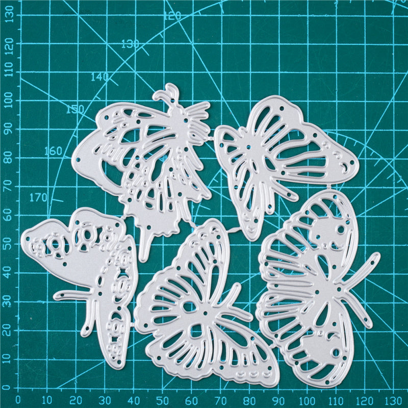 Kokorosa Metal Cutting Dies with Hollow Fluttering Butterfly