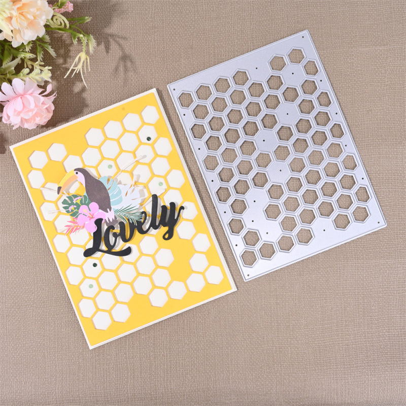 Kokorosa Metal Cutting Dies with Honeycomb Background Board