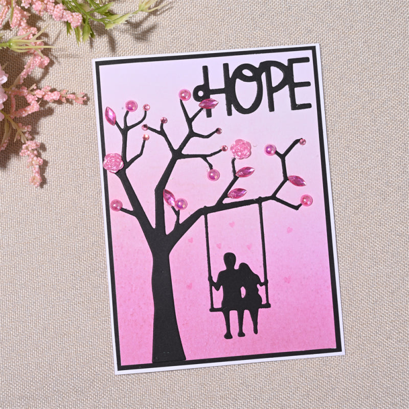 Kokorosa Metal Cutting Dies with Love Tree Swing with Couple