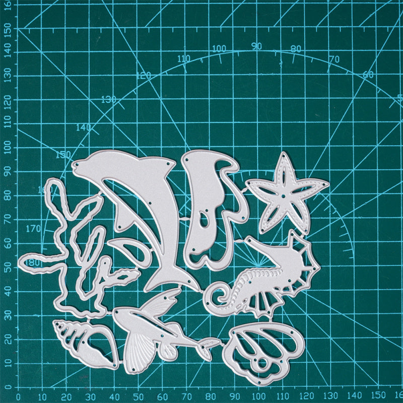 Kokorosa Metal Cutting Dies with Marine Creatures