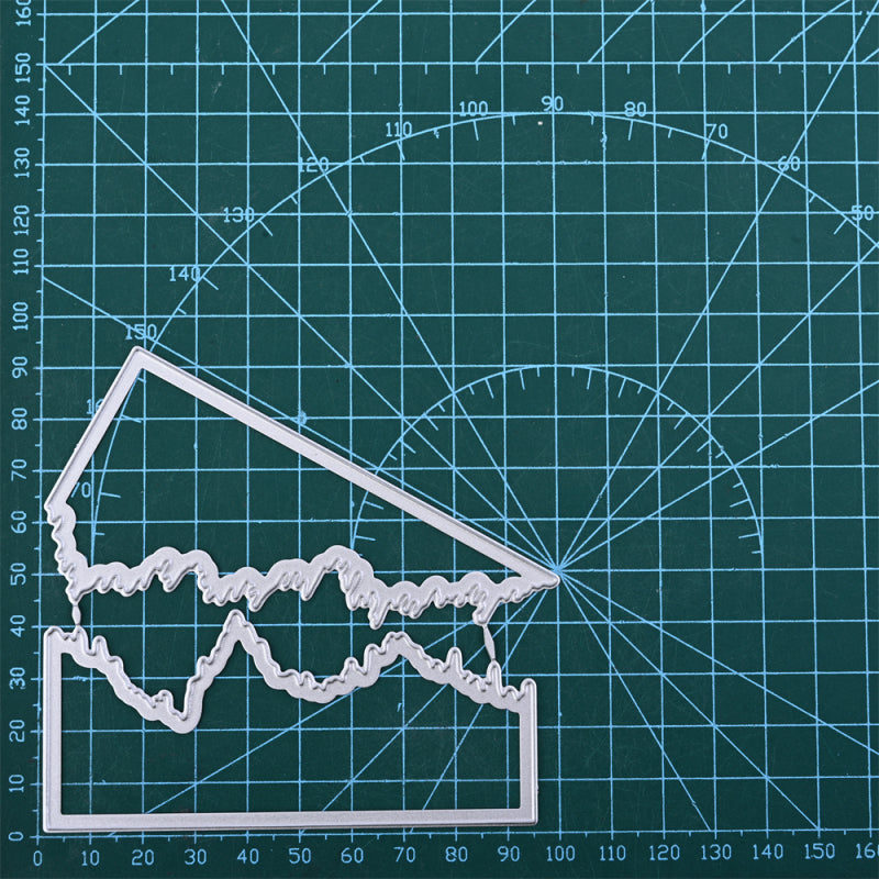 Kokorosa Metal Cutting Dies with Misty Mountain Silhouette