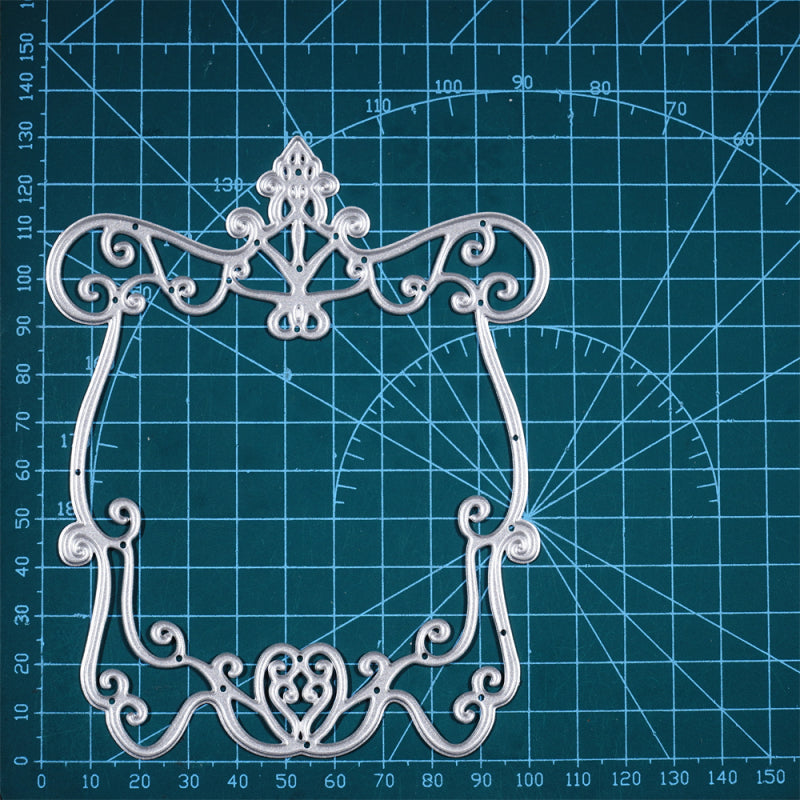 Kokorosa Metal Cutting Dies with Ornate Court Style Border