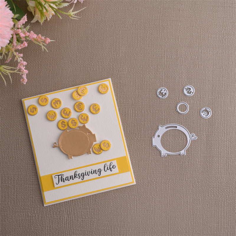 Kokorosa Metal Cutting Dies with Piggy Bank