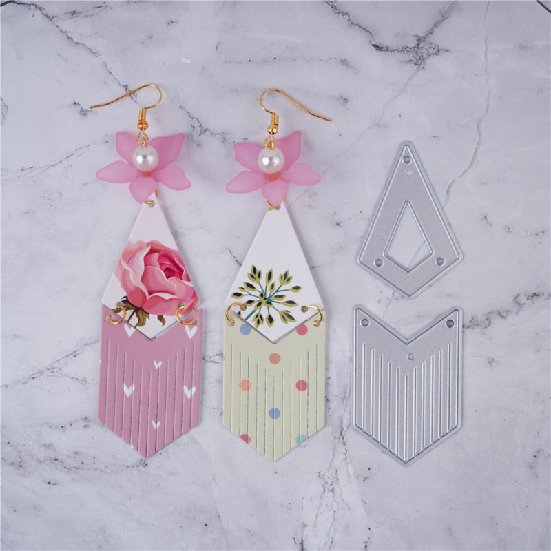 Kokorosa Earring Metal Cutting Dies with Polygonal Tassel