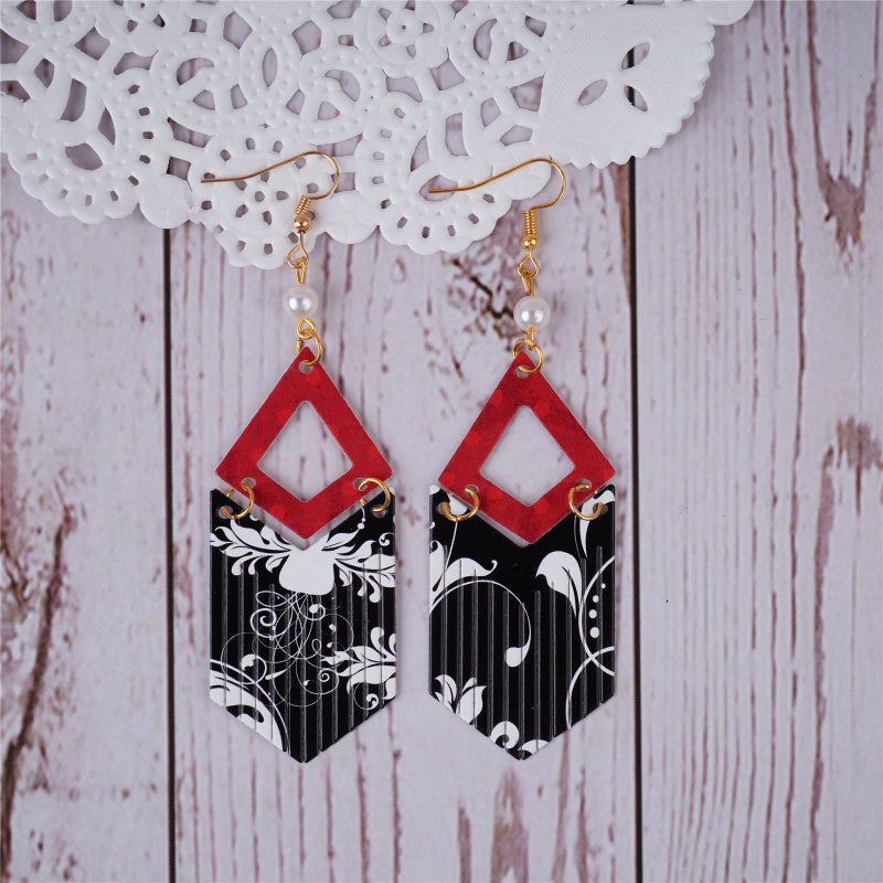 Kokorosa Earring Metal Cutting Dies with Polygonal Tassel