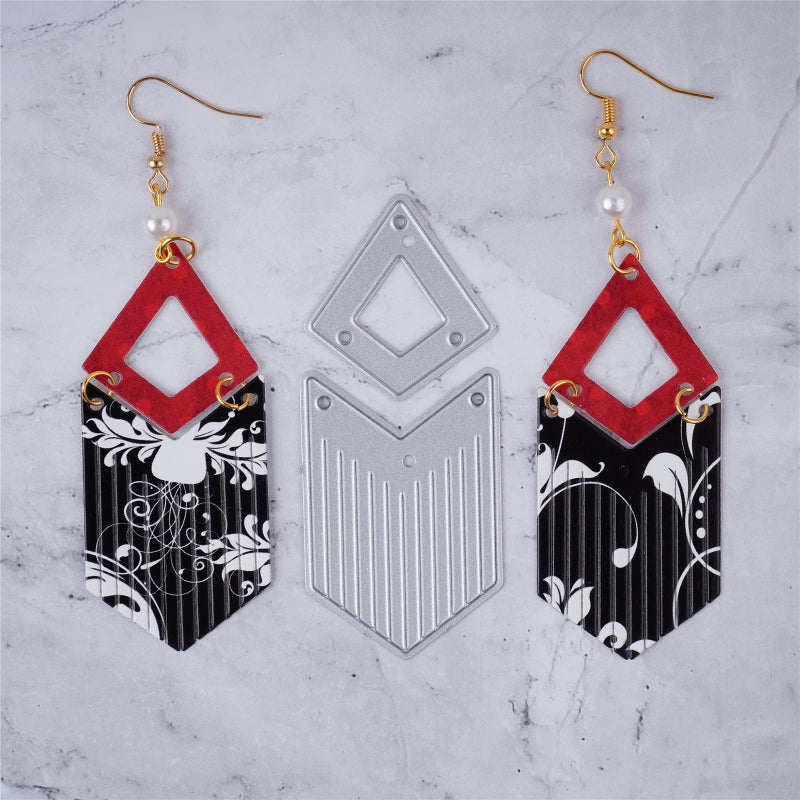 Kokorosa Earring Metal Cutting Dies with Polygonal Tassel