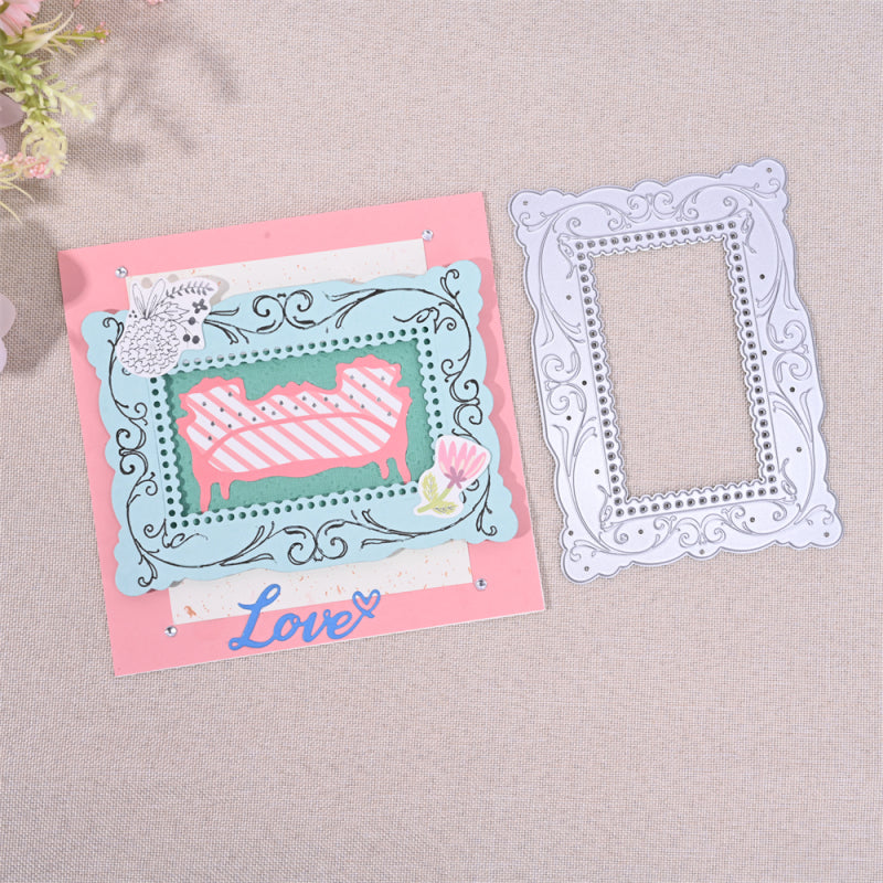 Kokorosa Metal Cutting Dies with Retro Photo Frame Style Border