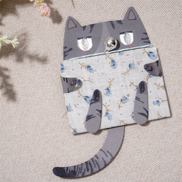 Kokorosa Metal Cutting Dies with Sleeping Cat Greeting Card Envelope