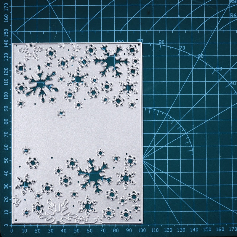 Kokorosa Metal Cutting Dies with Snowflake Sky Background Board