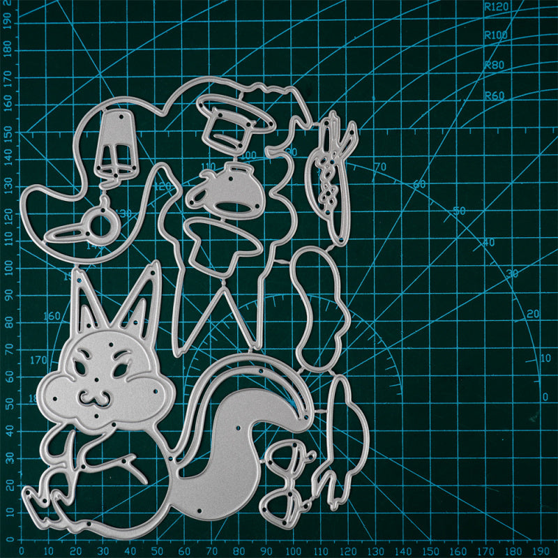 Kokorosa Metal Cutting Dies with Squirrel Couple