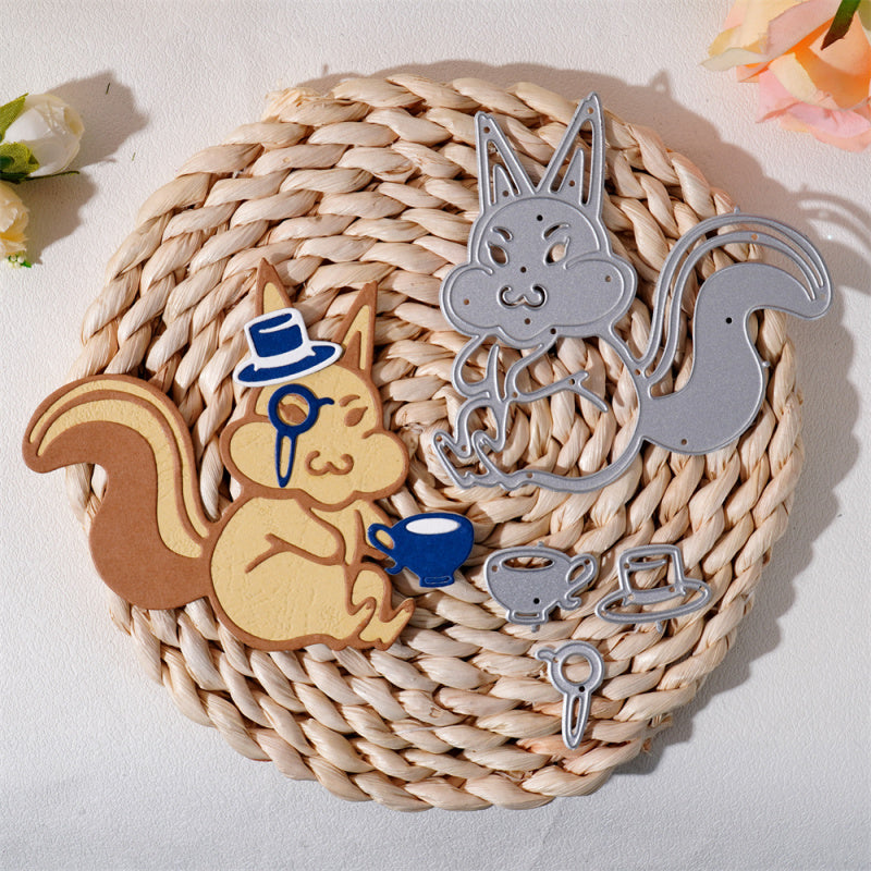 Kokorosa Metal Cutting Dies with Squirrel Couple