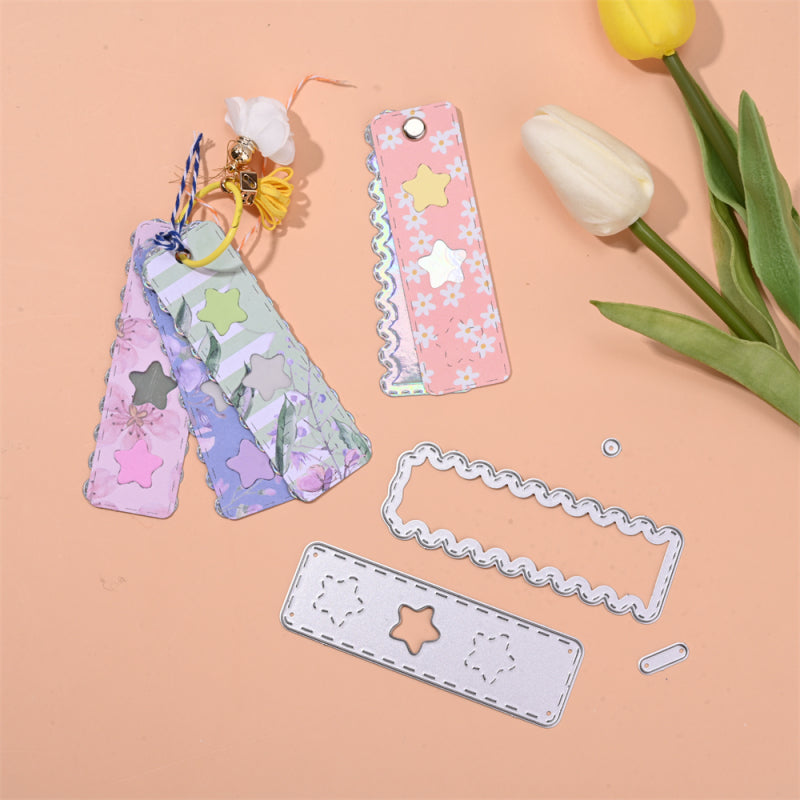 Kokorosa Metal Cutting Dies with Star Bookmark