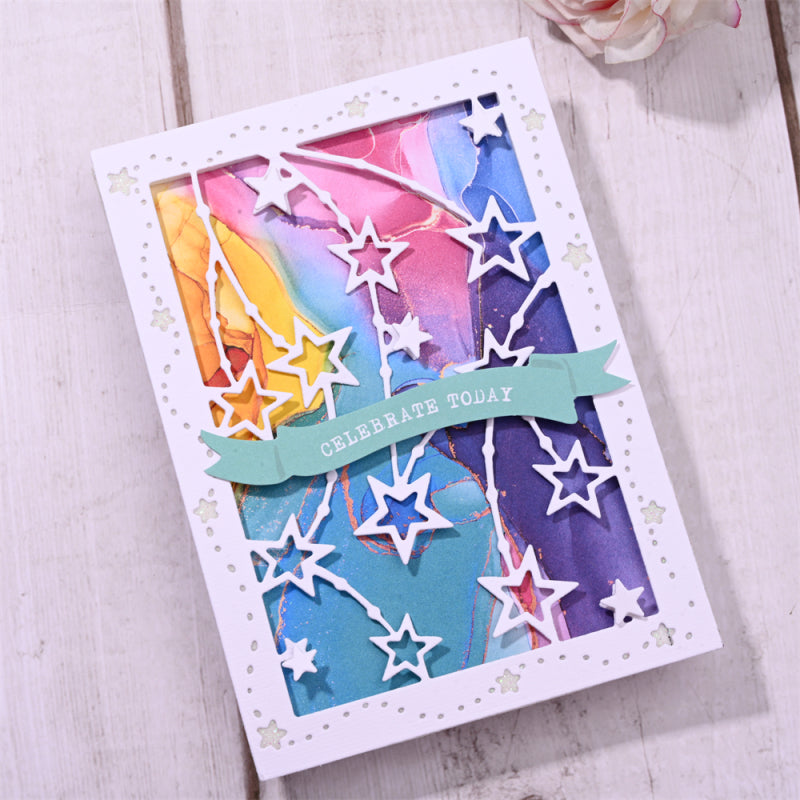 Kokorosa Metal Cutting Dies with Starry Background Board