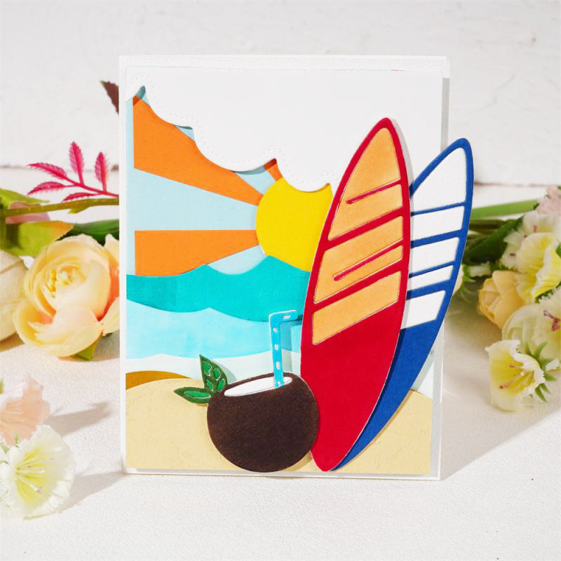 Kokorosa Metal Cutting Dies with Summer Beach