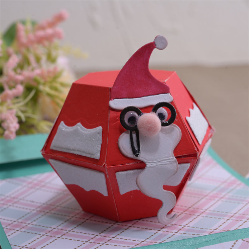 Kokorosa Metal Cutting Dies with Three-dimensional Santa Pop-up Card