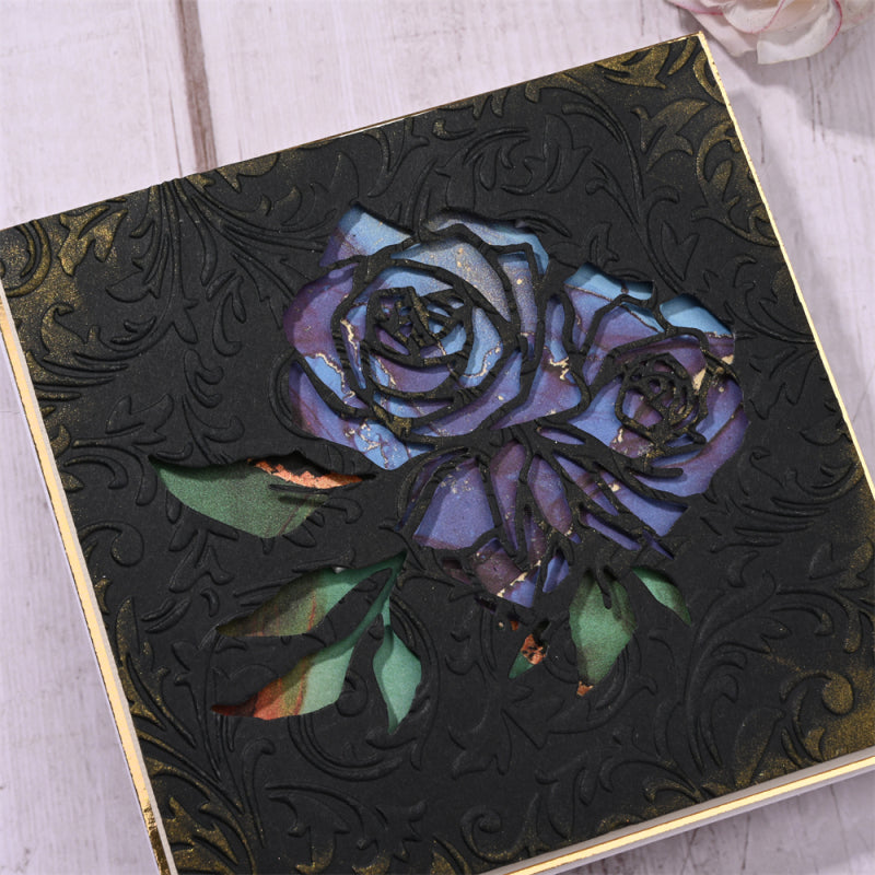 Kokorosa Metal Cutting Dies with Twin Roses