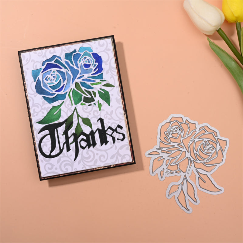 Kokorosa Metal Cutting Dies with Twin Roses