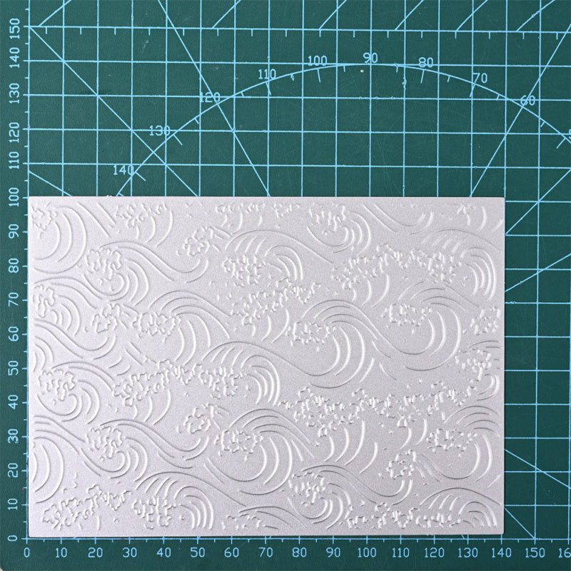 Kokorosa Metal Cutting Dies with Wave Background Board