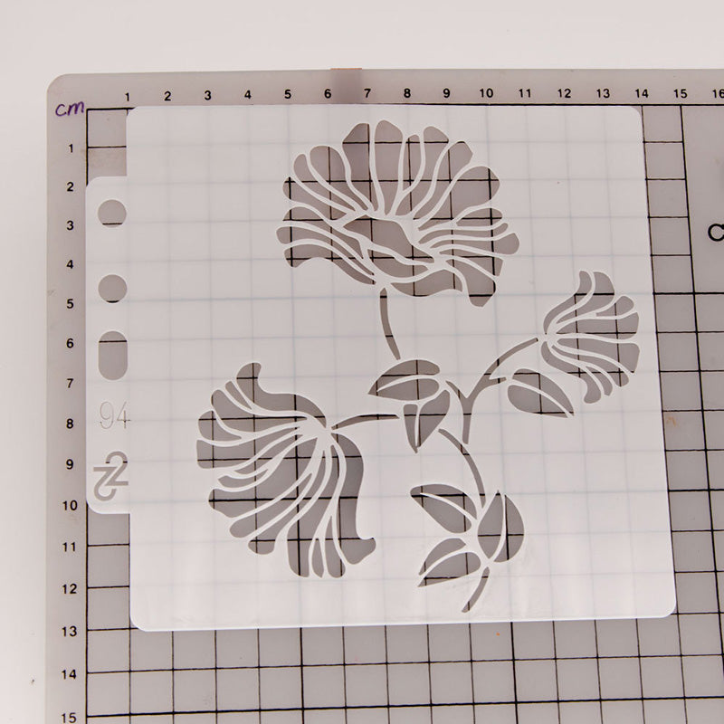 Kokorosa Multipetal Flowers DIY Painting Hollow Stencil