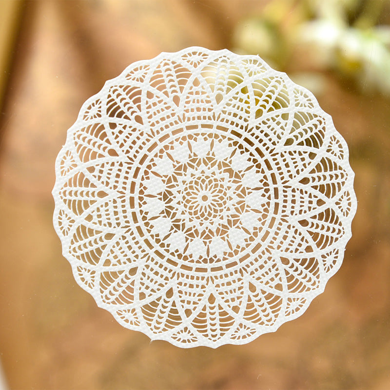 Kokorosa 10pcs Lace Paper for Scrapbooking Card Making