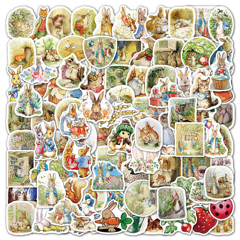 Kokorosa Peter Rabbit Stickers (100pcs)