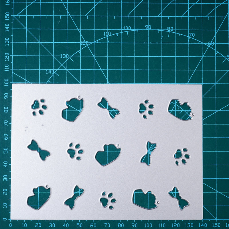 Kokorosa Metal Cutting Dies with Pets and Footprints Background Board （3 Choices）