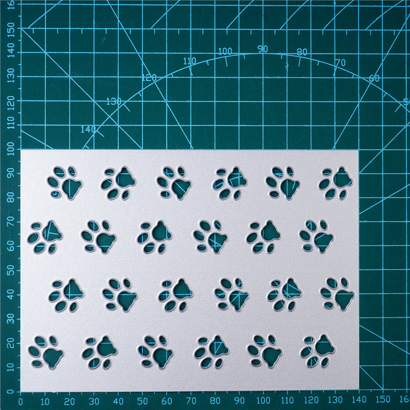 Kokorosa Metal Cutting Dies with Pets and Footprints Background Board （3 Choices）