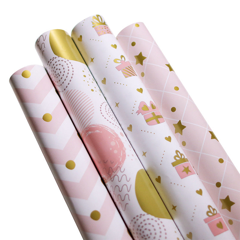 kokorosa Pink Gifts Wrapping Paper (4 Choices)