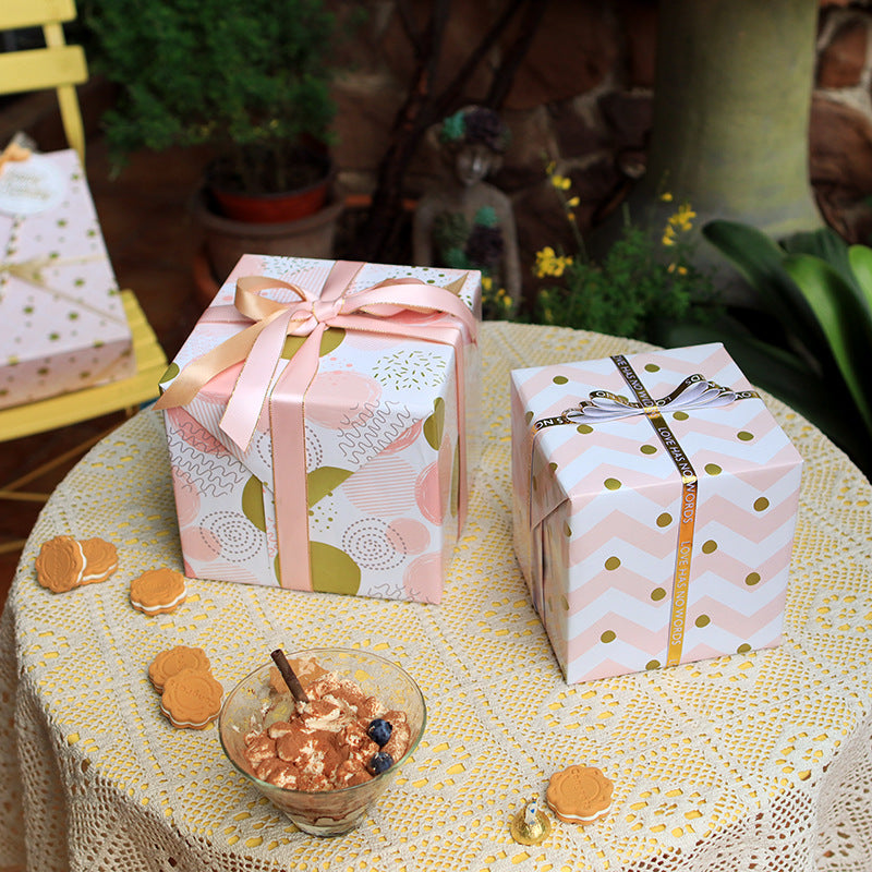 kokorosa Pink Gifts Wrapping Paper (4 Choices)