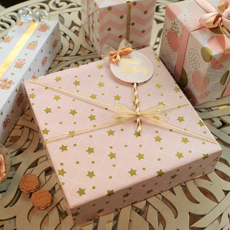 kokorosa Pink Gifts Wrapping Paper (4 Choices)