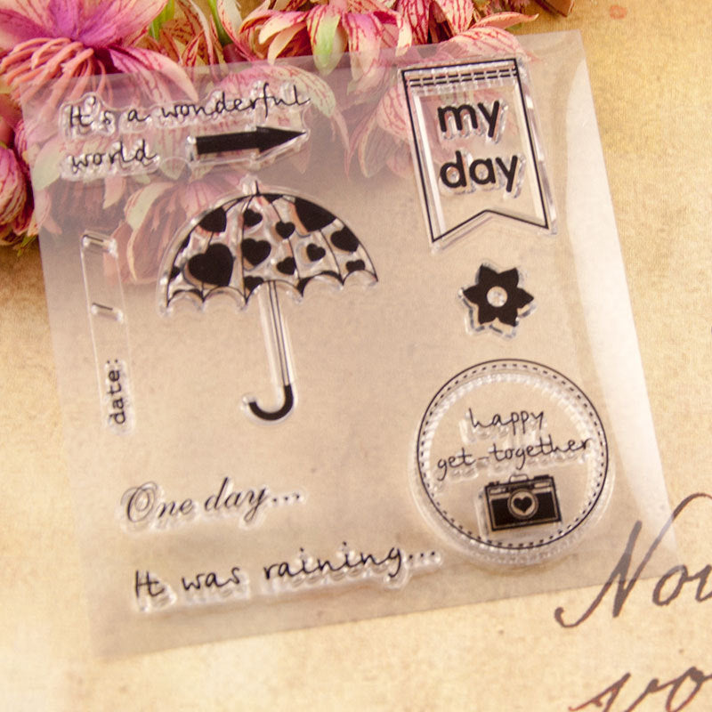 Kokorosa Rainy Day Clear Stamps