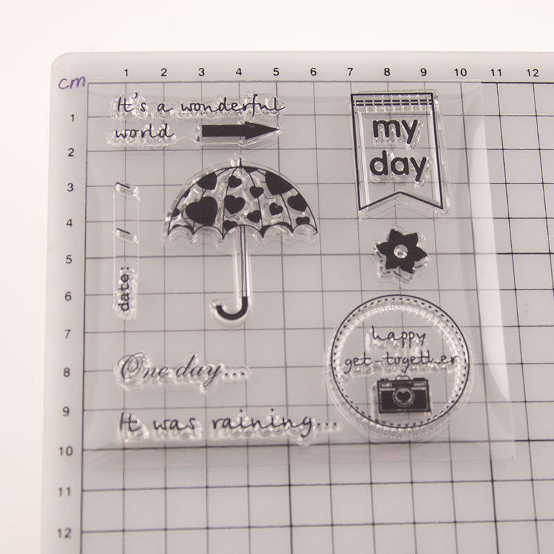 Kokorosa Rainy Day Clear Stamps