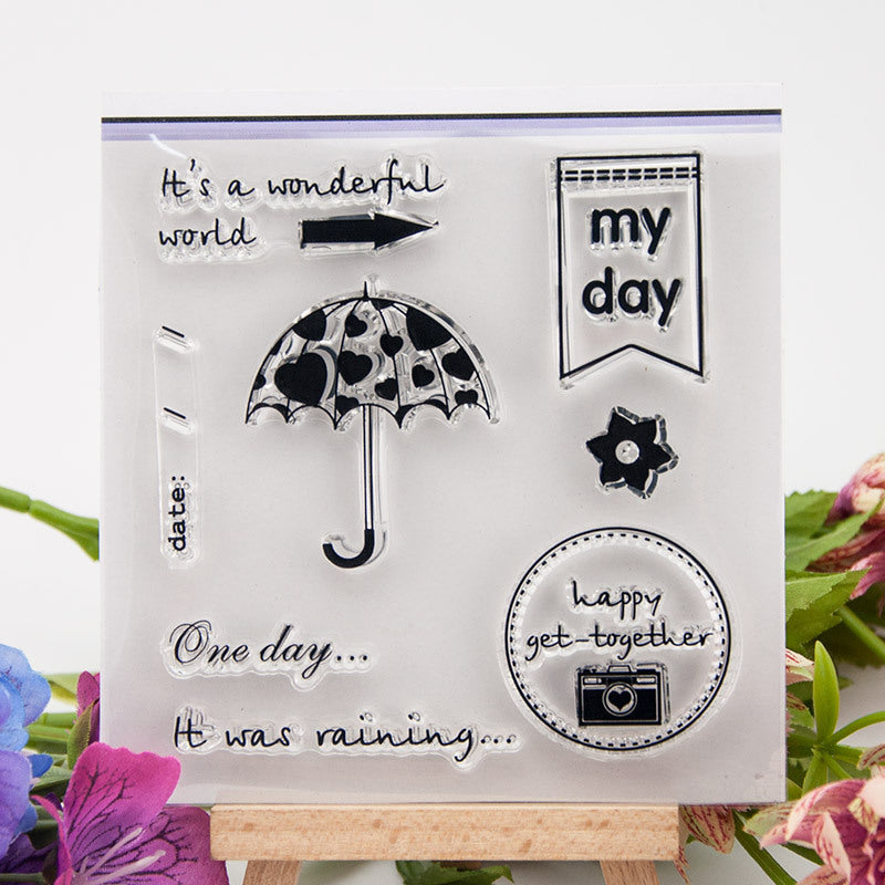 Kokorosa Rainy Day Clear Stamps