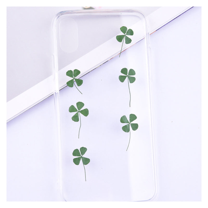 Kokorosa Real Dried Flower Four Leaf Clover Craft Diy Accessories (12PCS)