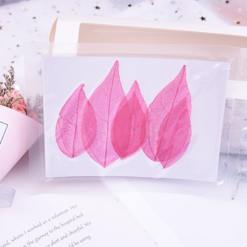 Kokorosa Real Dried Leaves Leaf Vein Bookmark Craft Diy Accessories