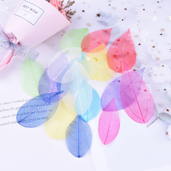 Kokorosa Real Dried Leaves Leaf Vein Bookmark Craft Diy Accessories