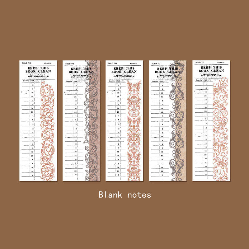 Kokorosa Retro Bill House Series Note Paper（50 Pcs）