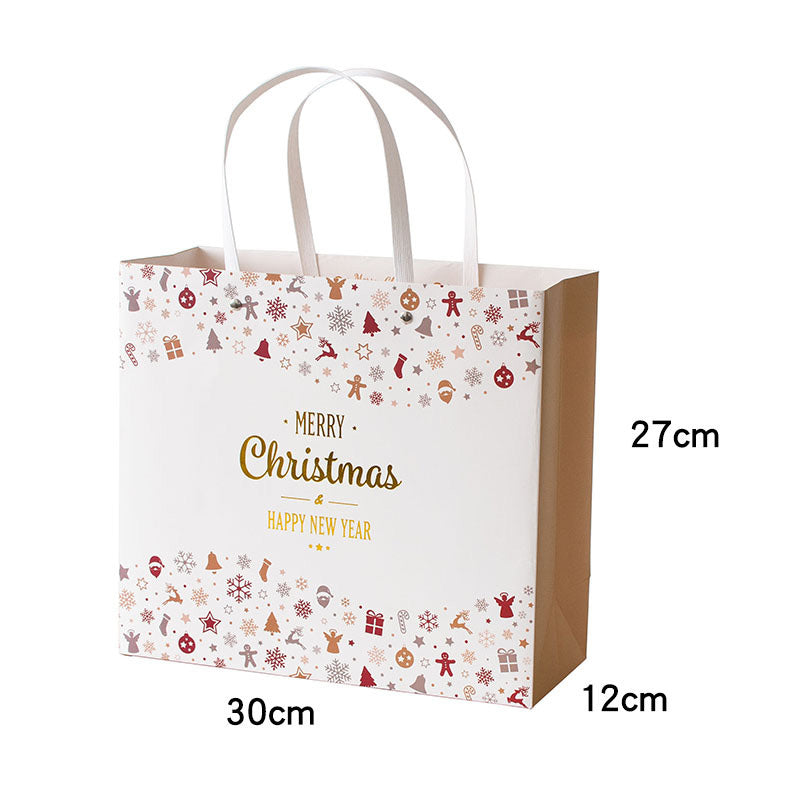 Kokorosa Retro Christmas Day Folding Gift Portable Paper Gift Bags (1 Pcs)