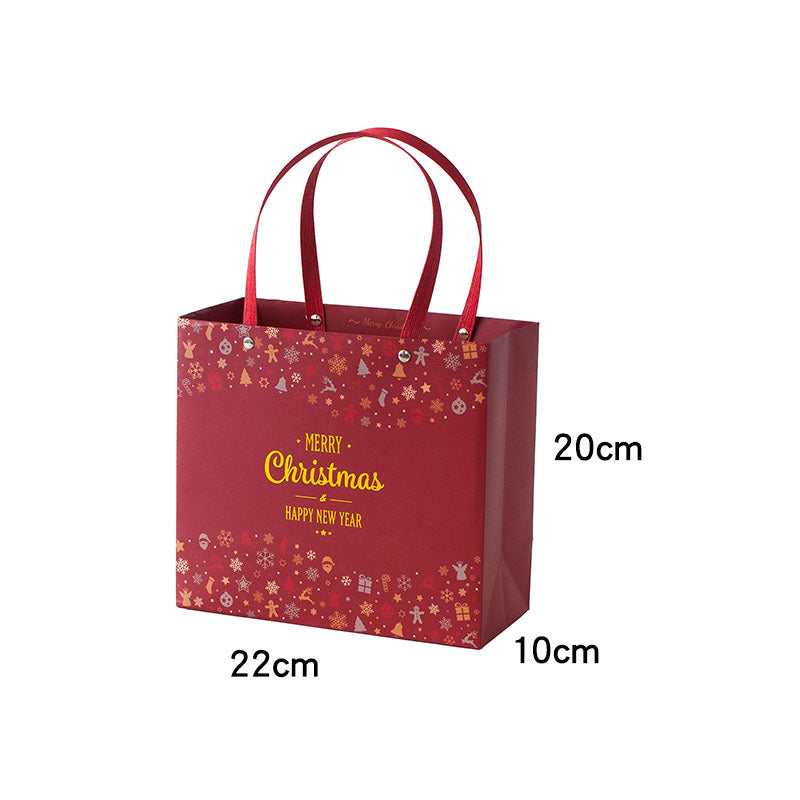 Kokorosa Retro Christmas Day Folding Gift Portable Paper Gift Bags (1 Pcs)