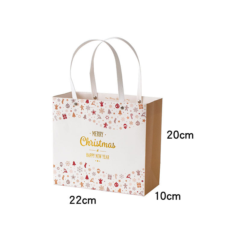 Kokorosa Retro Christmas Day Folding Gift Portable Paper Gift Bags (1 Pcs)