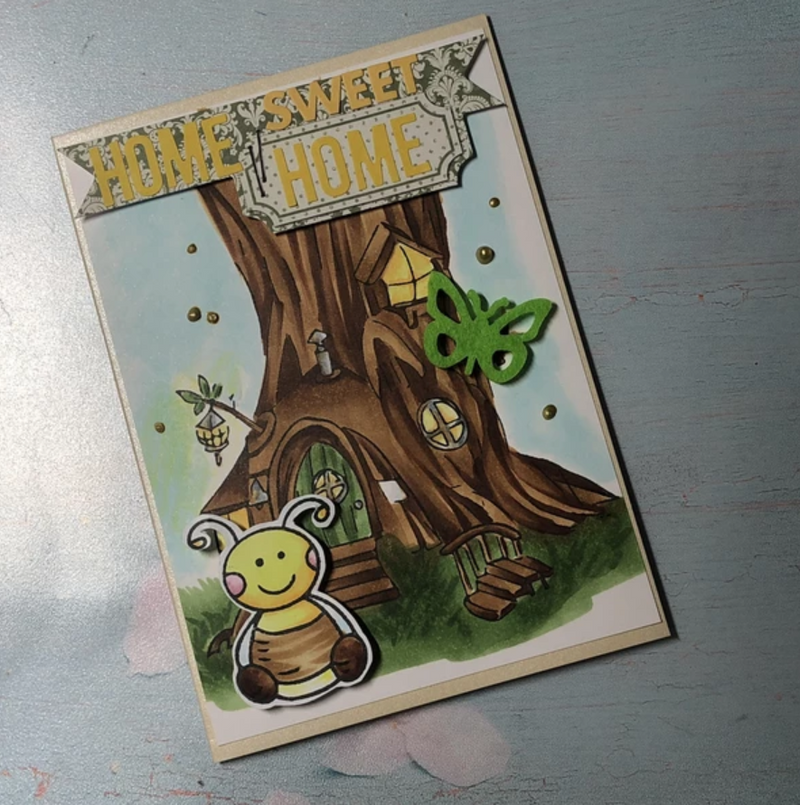 Kokorosa Cartoon Tree House Clear Stamps