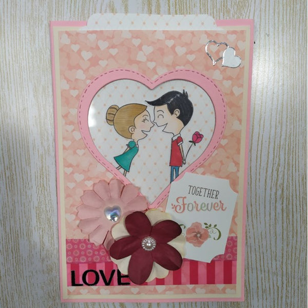 Kokorosa Boy And Girl Love Comic Clear Stamps