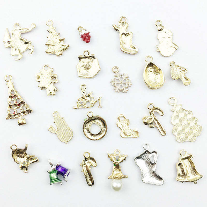 Kokorosa Shiny Christmas Drip Alloy Pendant Embellishments（8 Pcs）