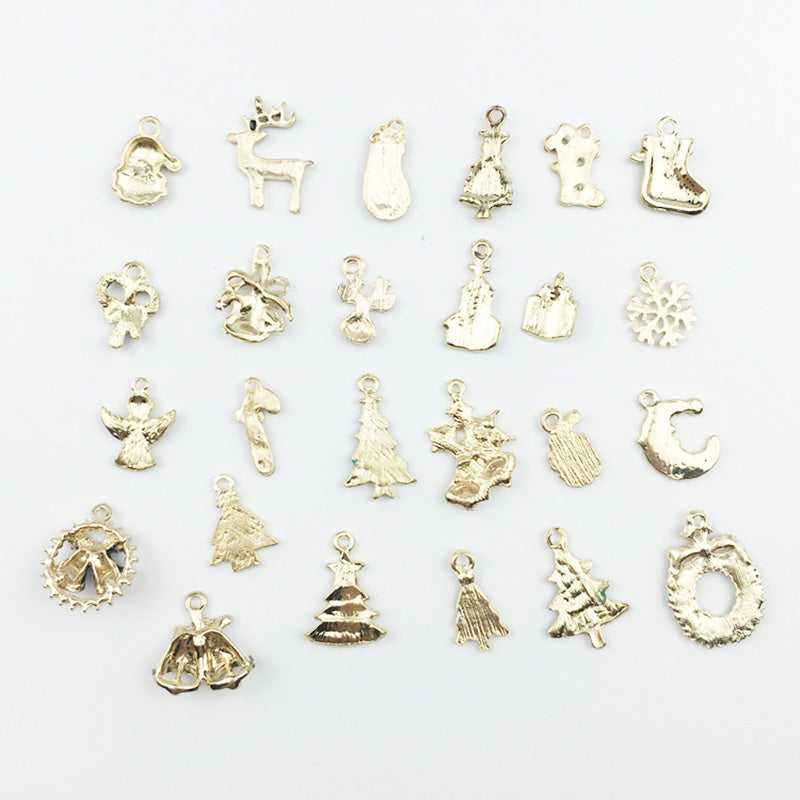 Kokorosa Shiny Christmas Drip Alloy Pendant Embellishments（8 Pcs）